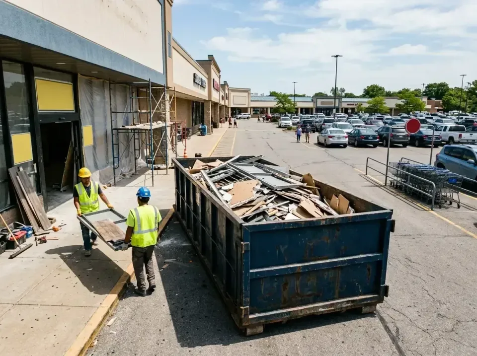 retail-store-renovation-debris-003 — frequently asked questions, Roll-off Dumpster Rentals in Brooklyn, IN